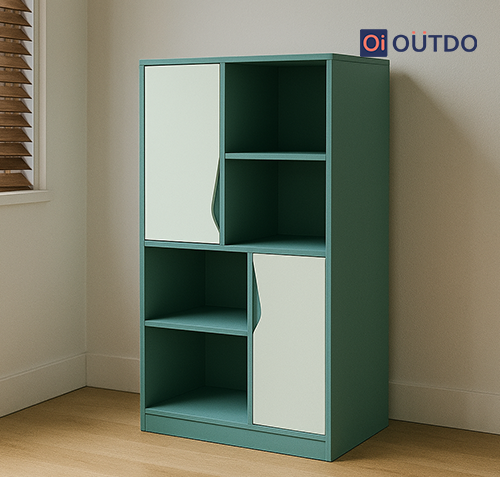 Bookshelf with Shutters