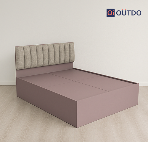 Double Hand-Lift Storage Bed