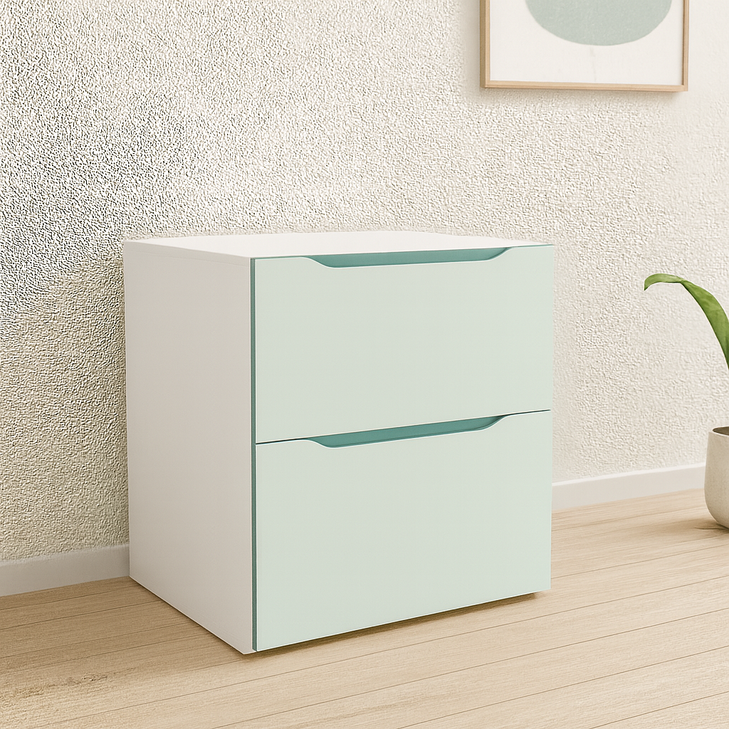 Kitchen Base with 2 Drawer Unit