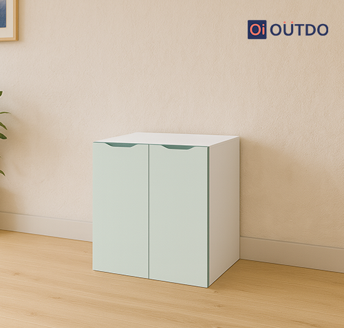 Kitchen Base Storage with Shutters