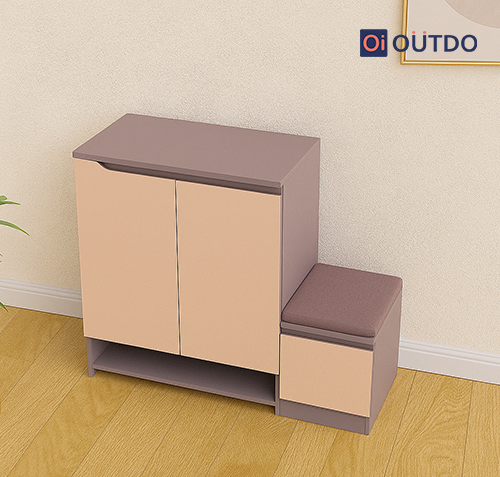 Shoe Rack with Seating Bench