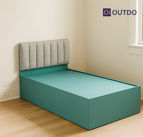 Single Hand-Lift Storage Bed