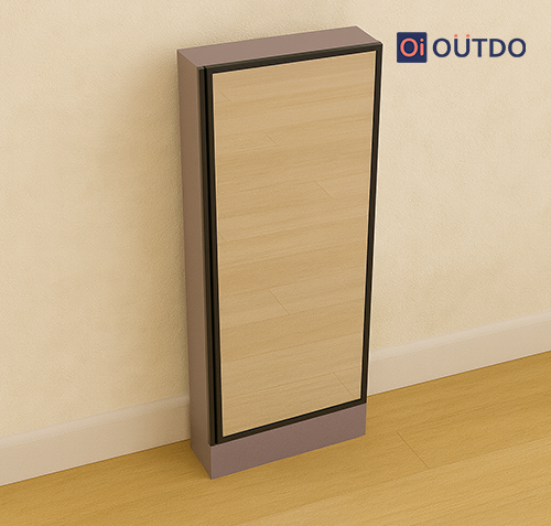 Wall-Mounted Cosmetic Storage with Profile Shutter 2